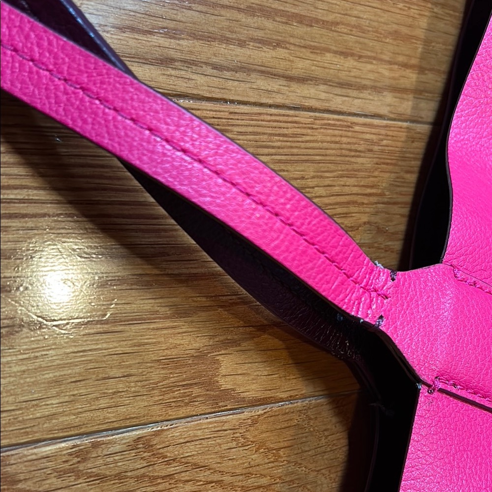 Kate Spade Maroon and Pink Tote Bag with Structured Design - Picture 8 of 14